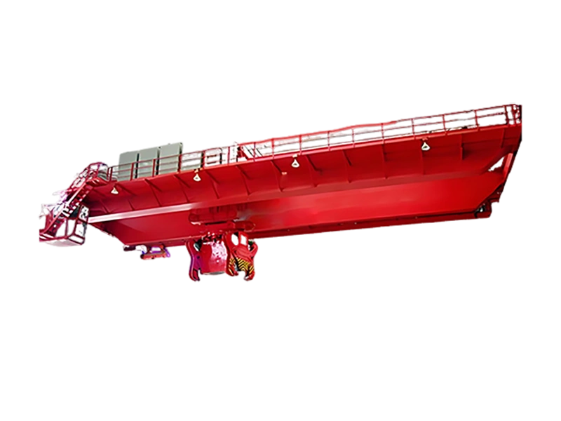 Двухбалочный подвесной кран с крюком 75/20~125/32T