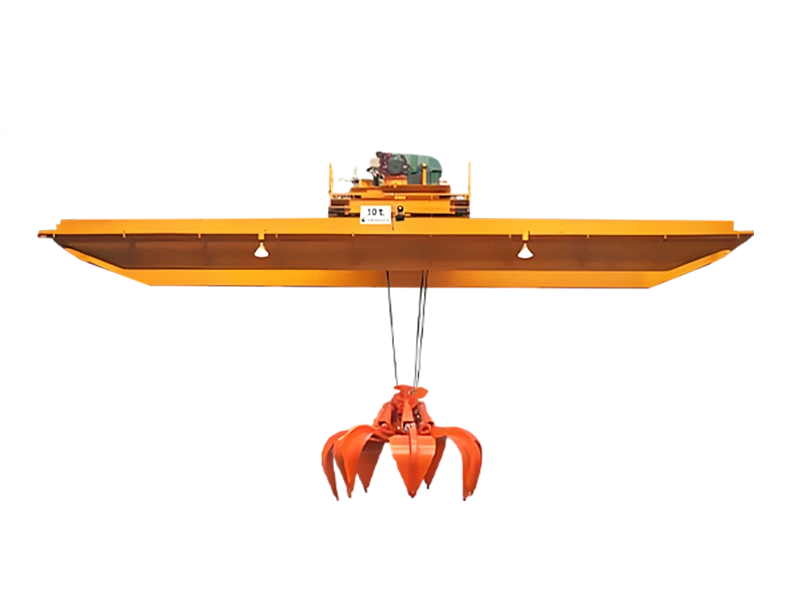 Электрический двухбалочный грейферный кран 5-10 т